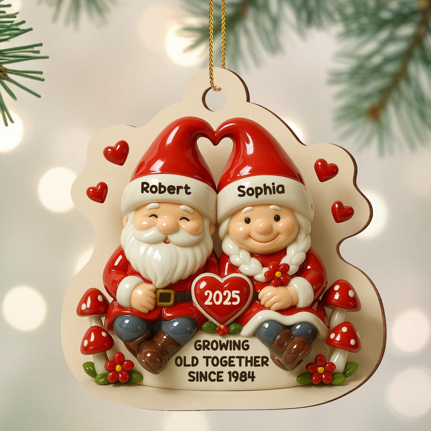 Growing Old Together Since 1984 With Gnomes And Mushrooms