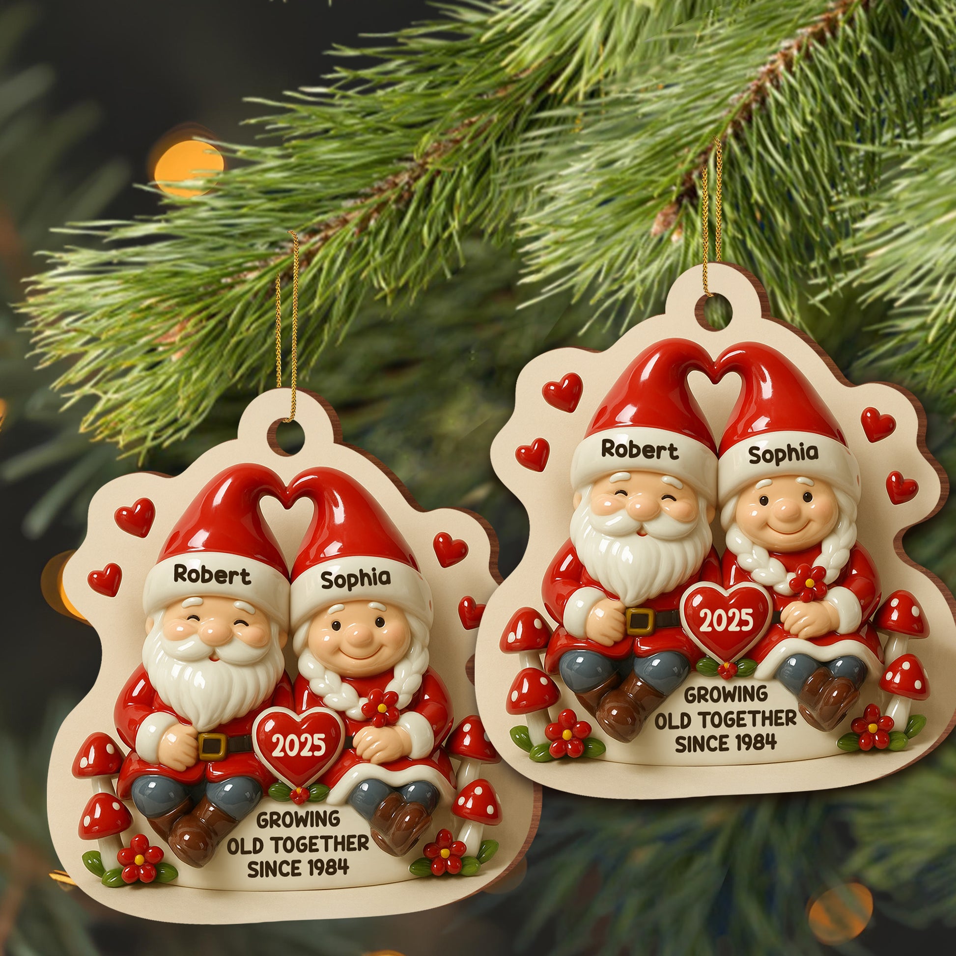 Growing Old Together Since 1984 With Gnomes And Mushrooms