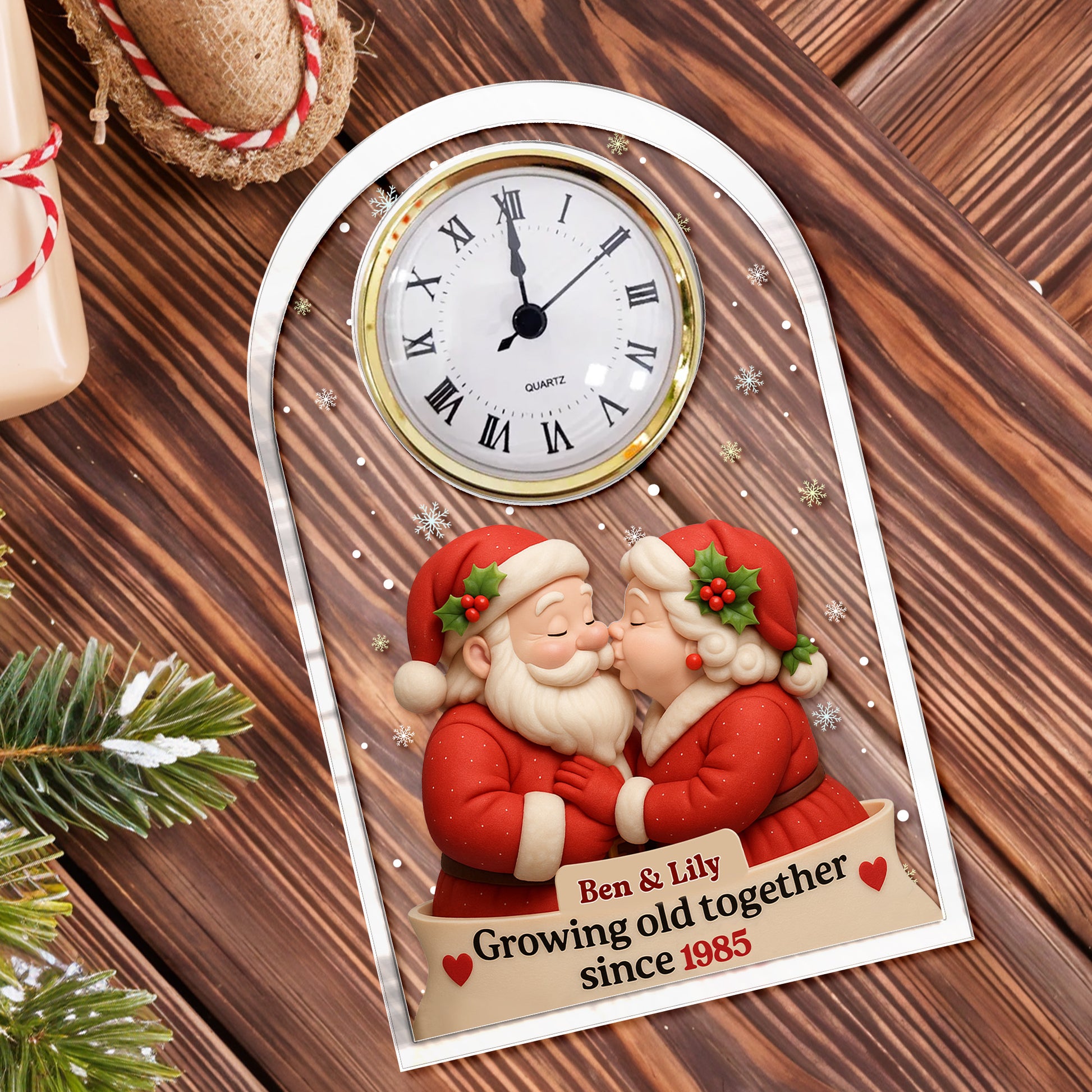 Growing Old Together Santa and Mrs. Claus