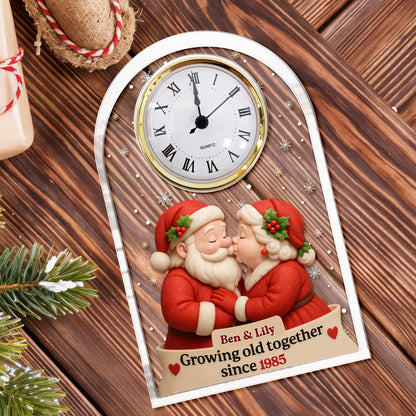 Growing Old Together Santa and Mrs. Claus