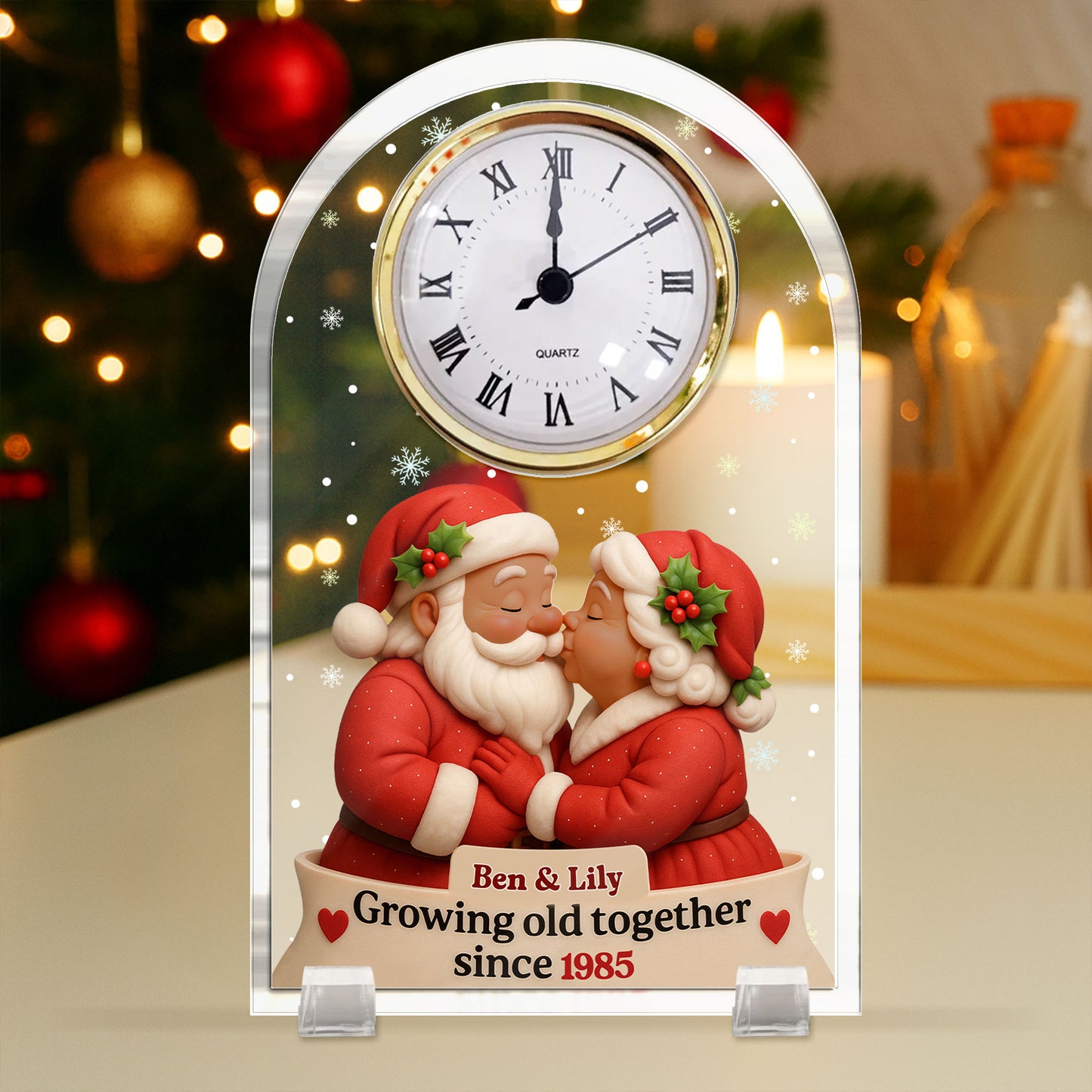 Growing Old Together Santa and Mrs. Claus