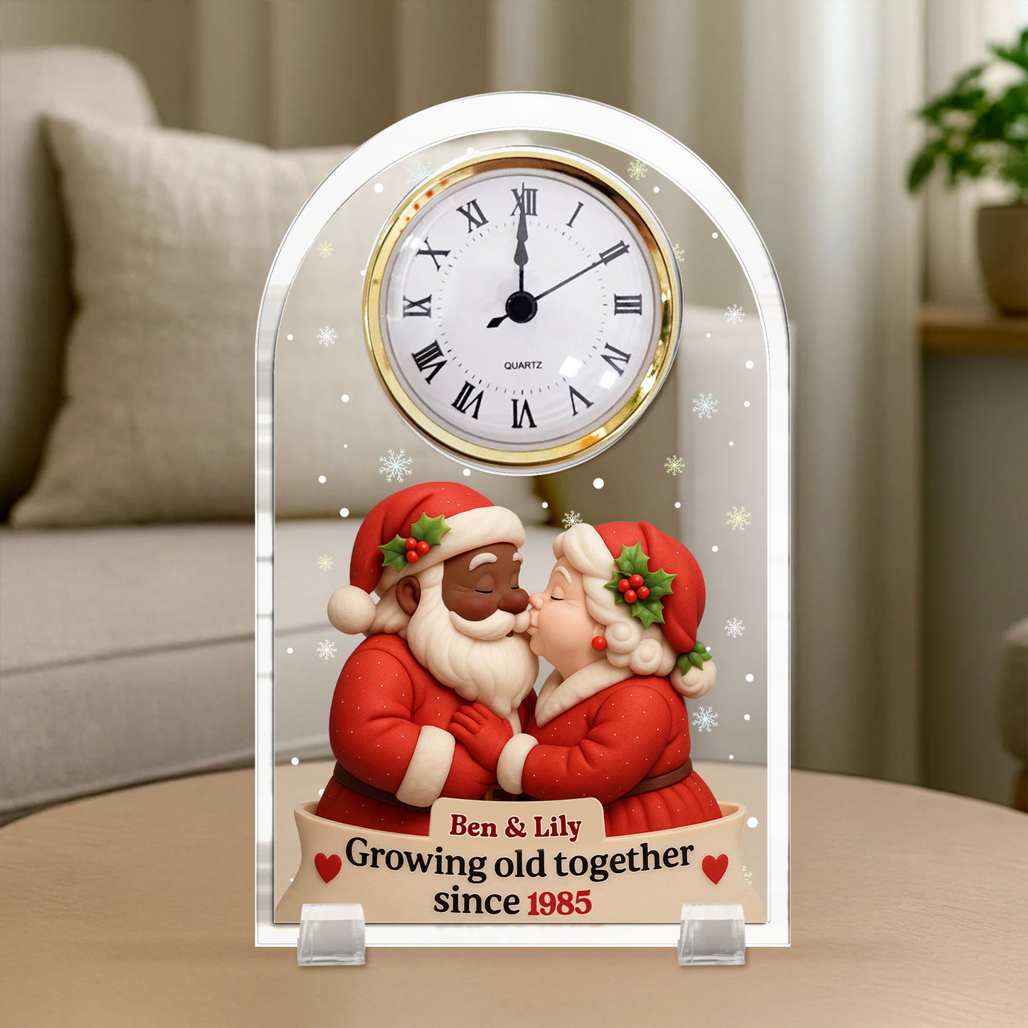 Growing Old Together Santa and Mrs. Claus