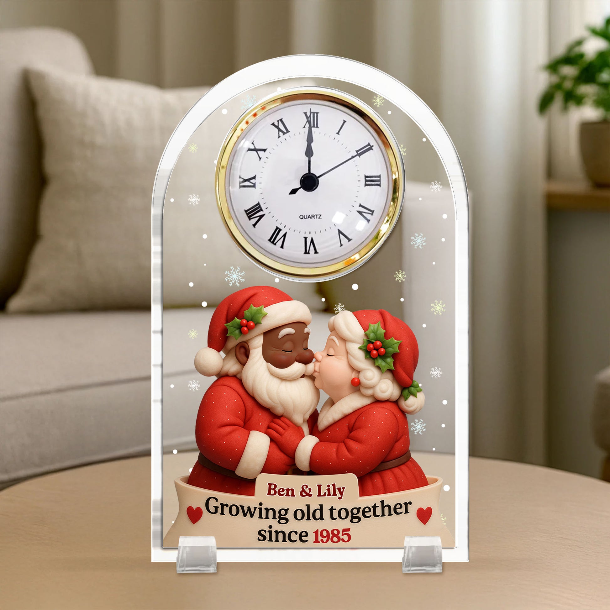 Growing Old Together Santa and Mrs. Claus