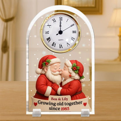 Growing Old Together Santa and Mrs. Claus