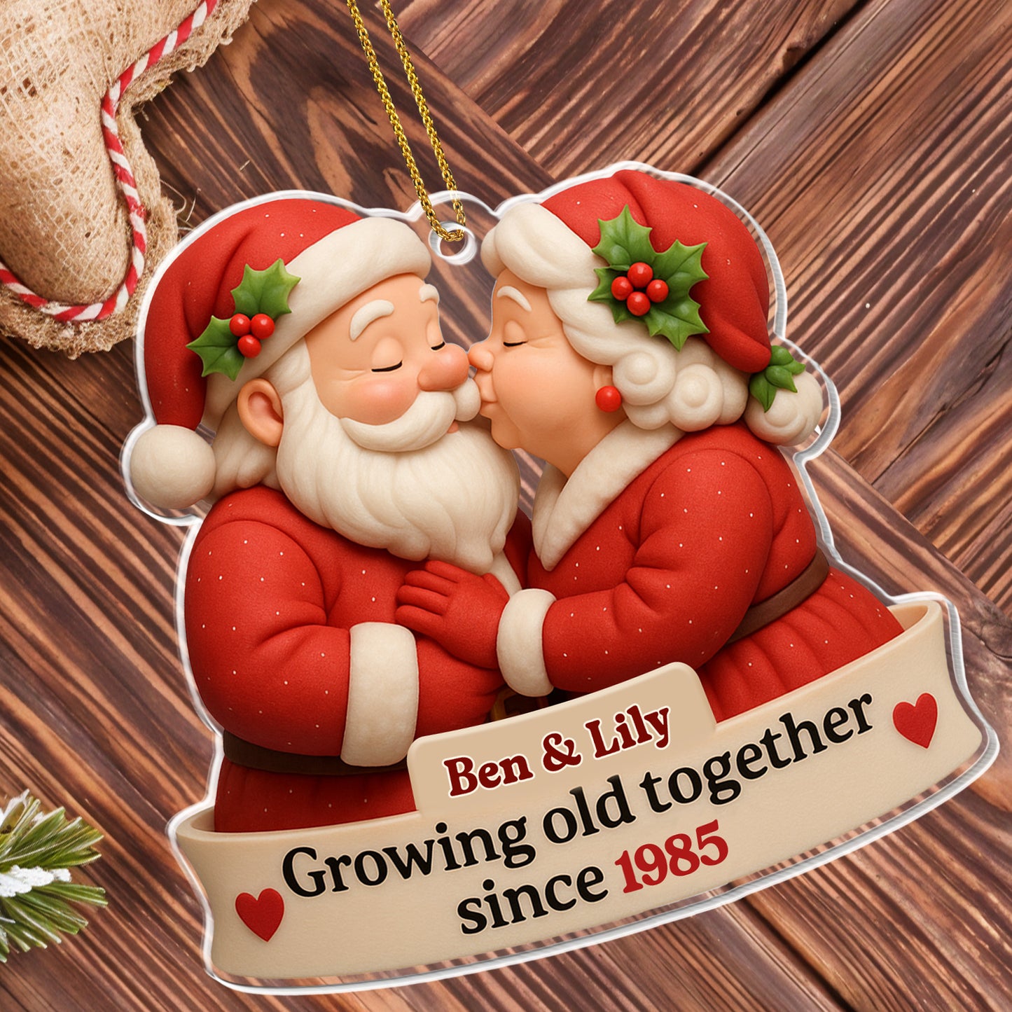 Growing Old Together Santa And Mrs Claus