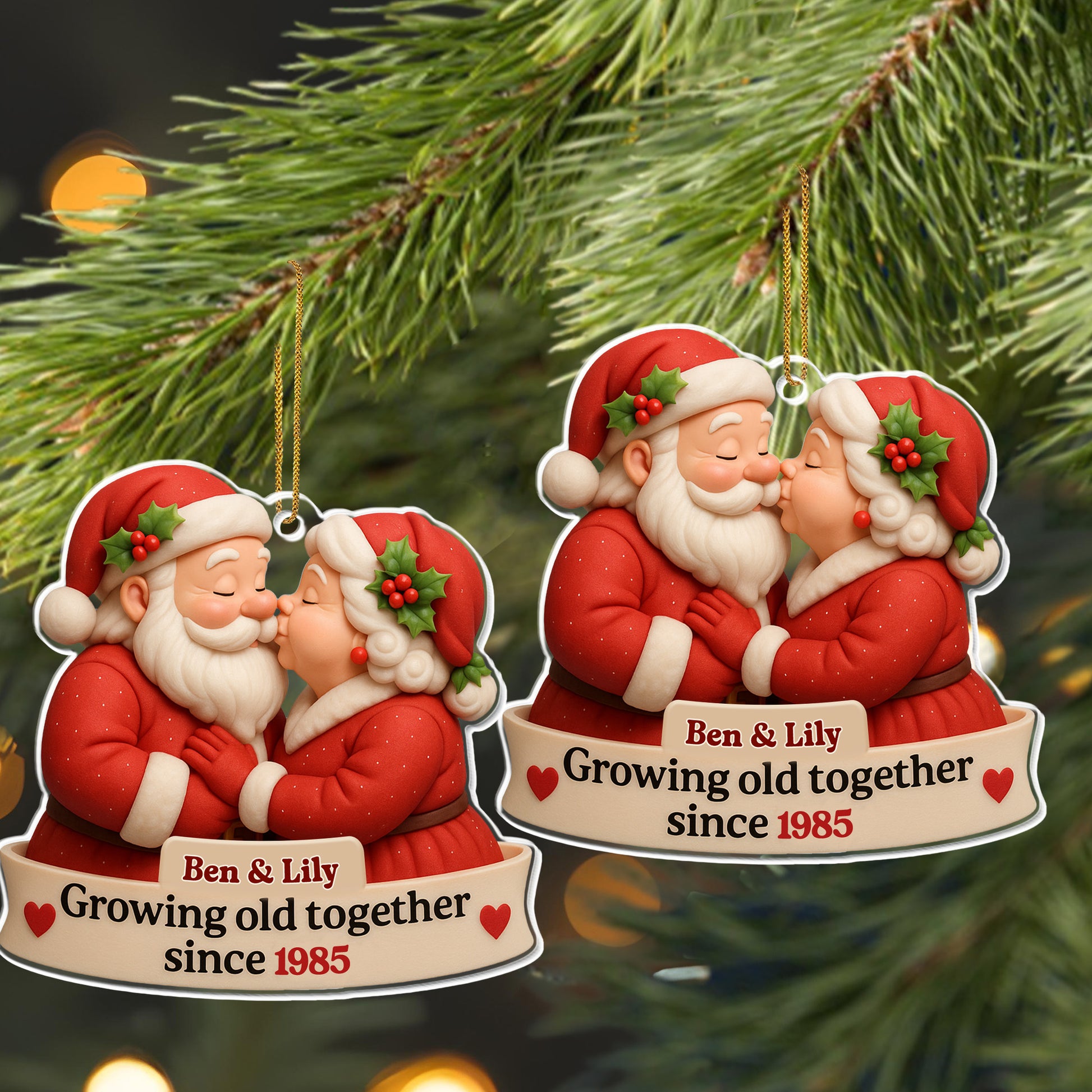 Growing Old Together Santa And Mrs Claus