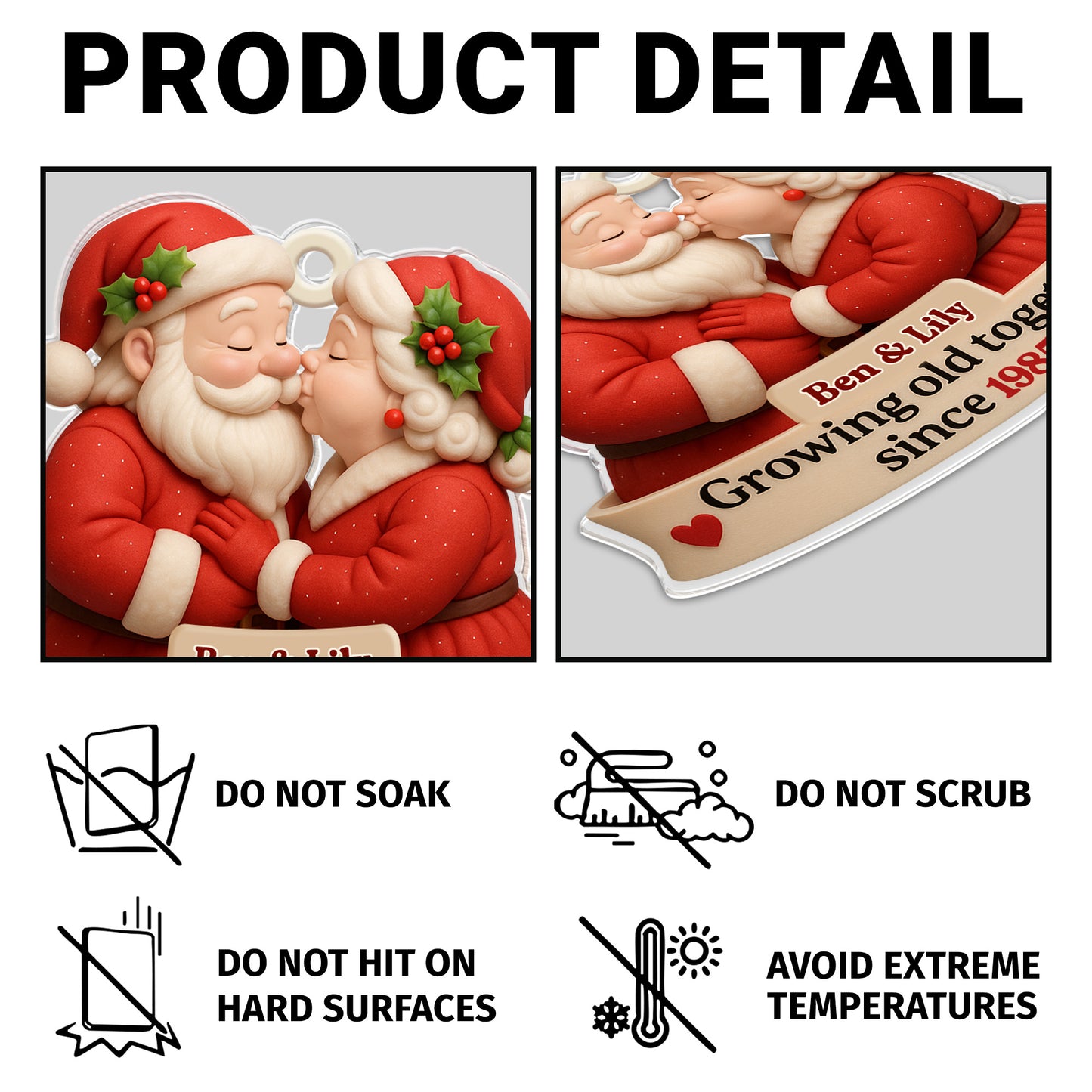 Growing Old Together, Santa And Mrs Claus