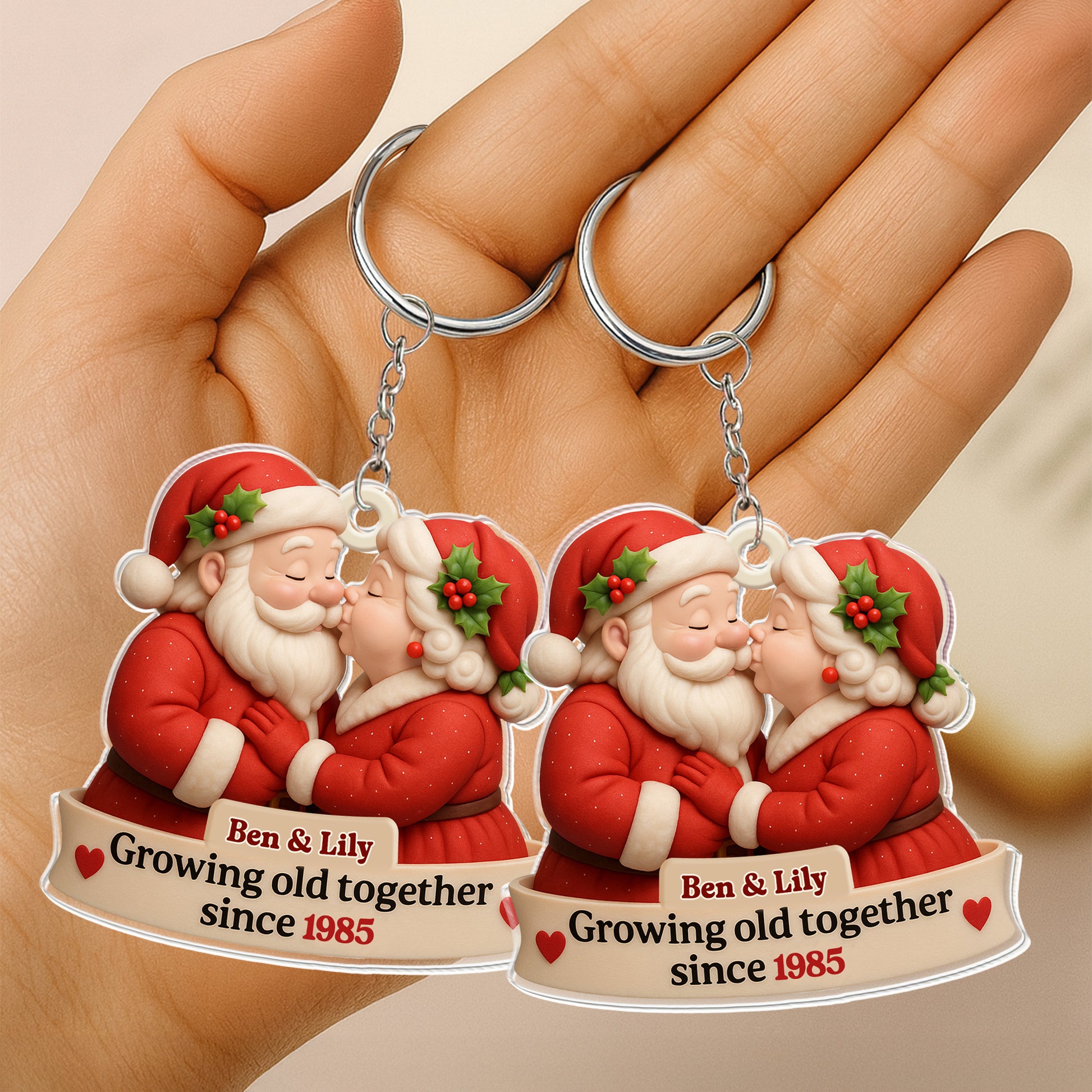 Growing Old Together, Santa And Mrs Claus