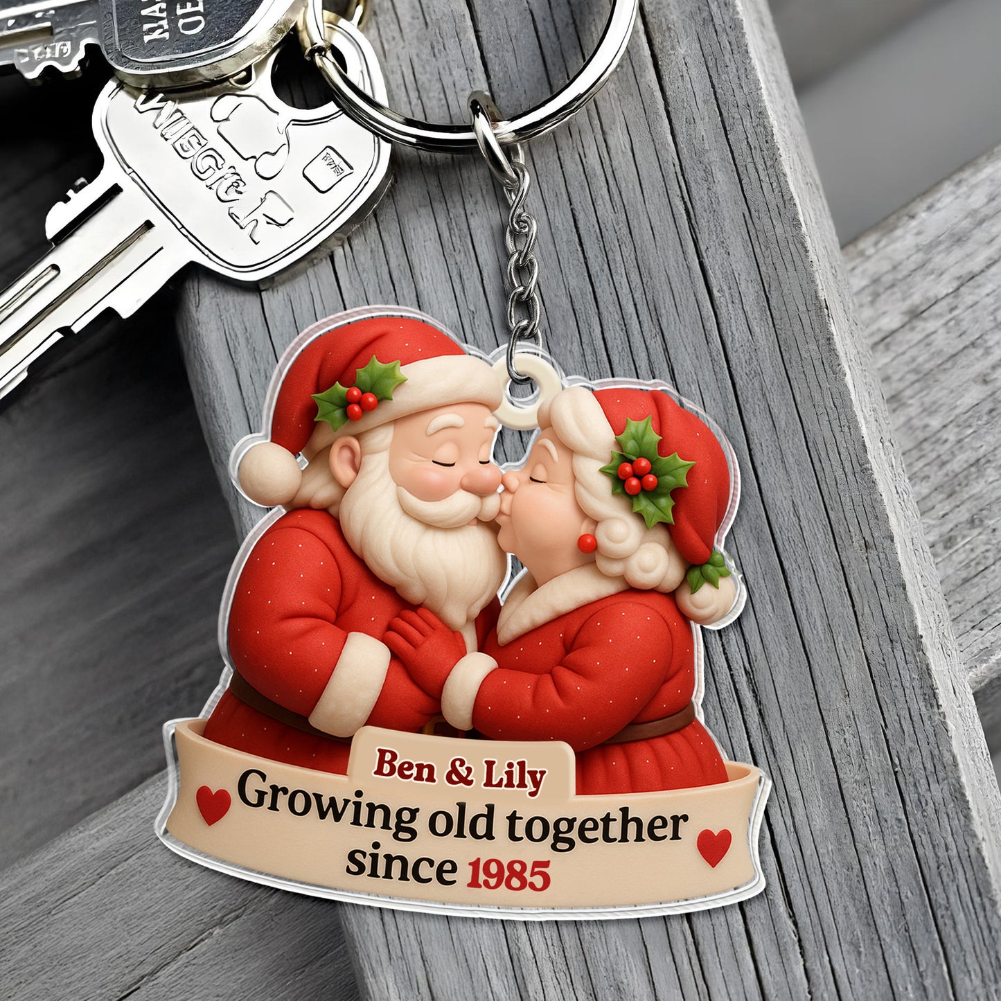 Growing Old Together, Santa And Mrs Claus