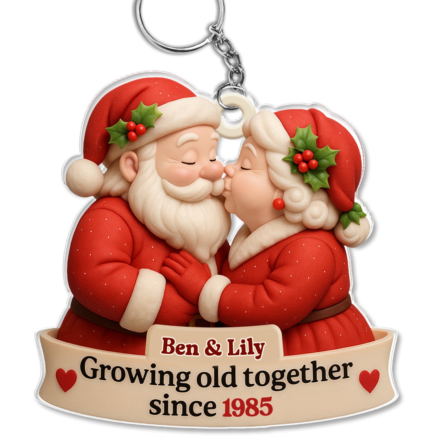 Growing Old Together, Santa And Mrs Claus