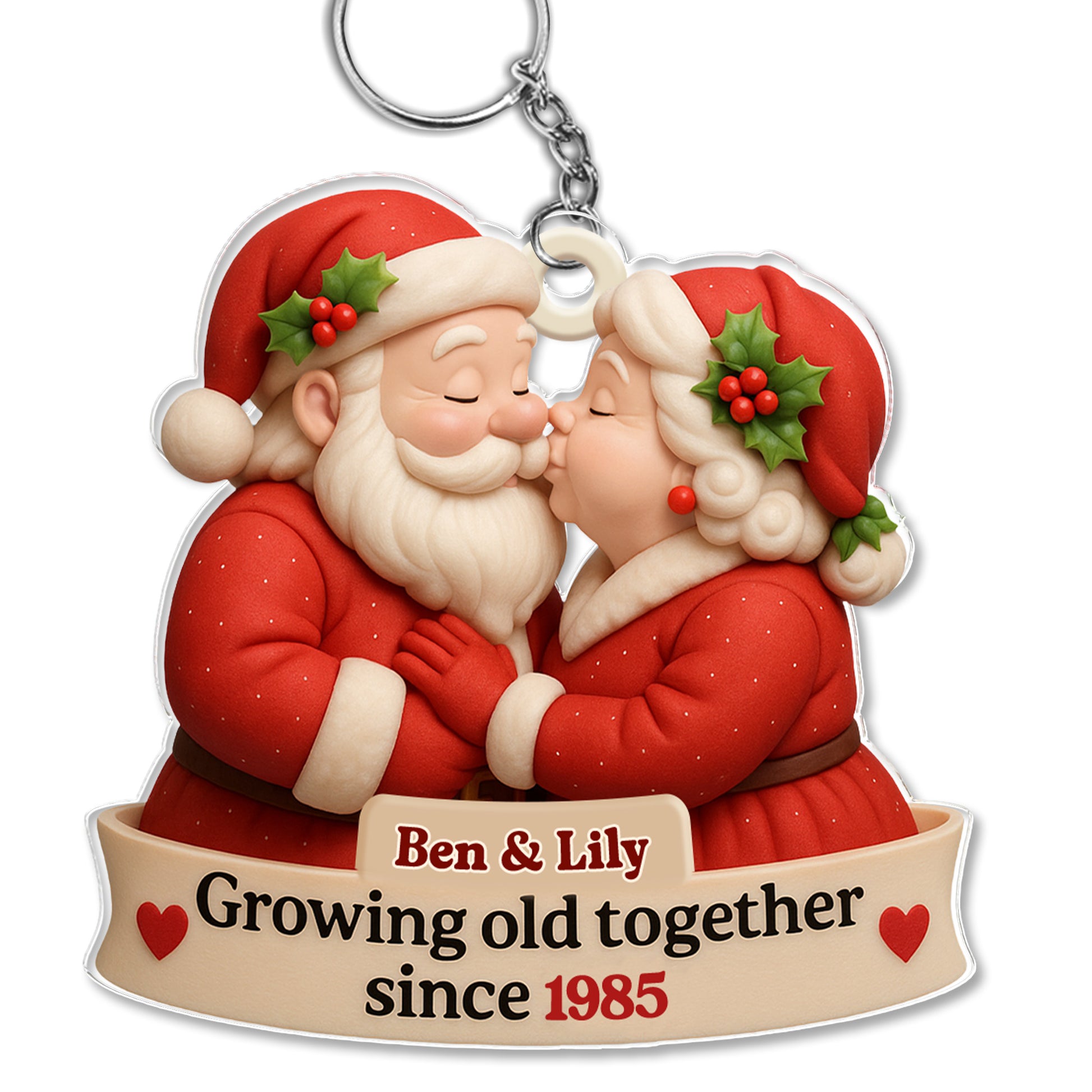 Growing Old Together, Santa And Mrs Claus