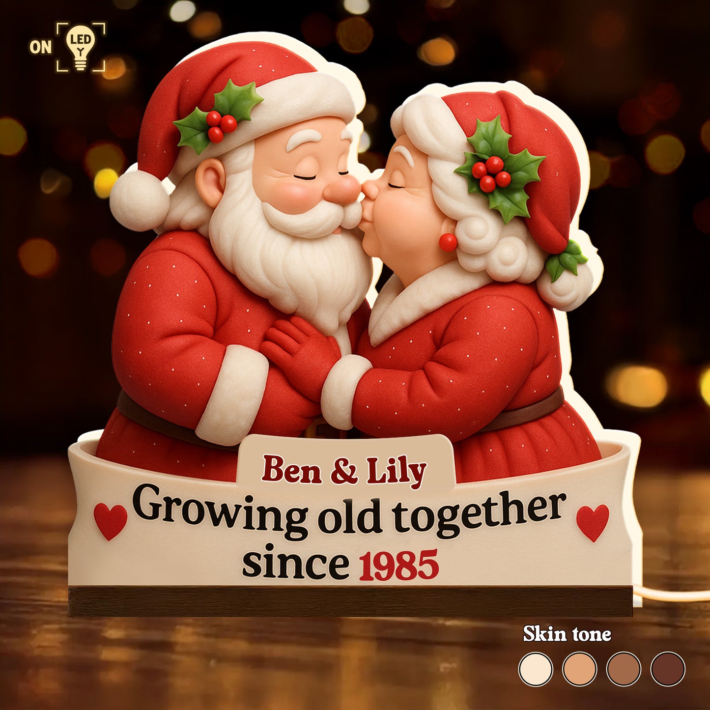 Growing Old Together Since Santa Claus Design