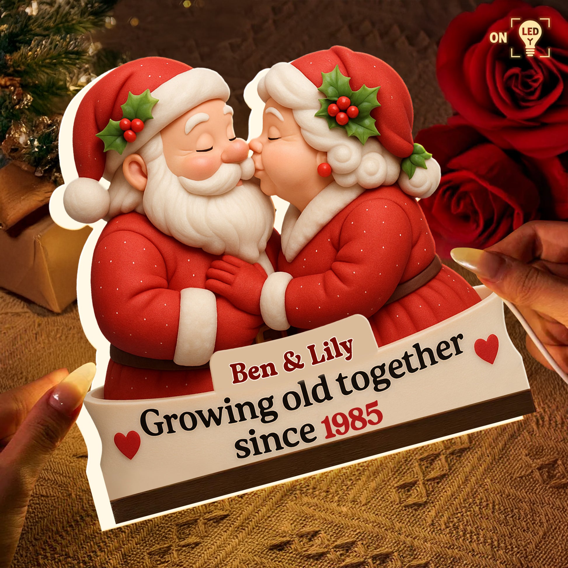 Growing Old Together Since Santa Claus Design