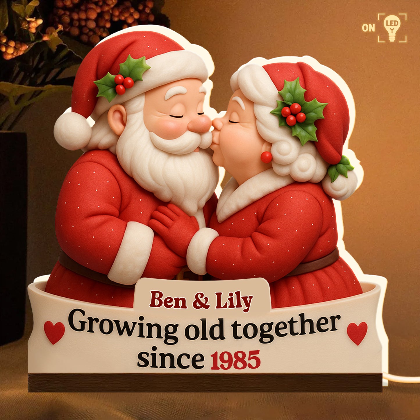 Growing Old Together Since Santa Claus Design