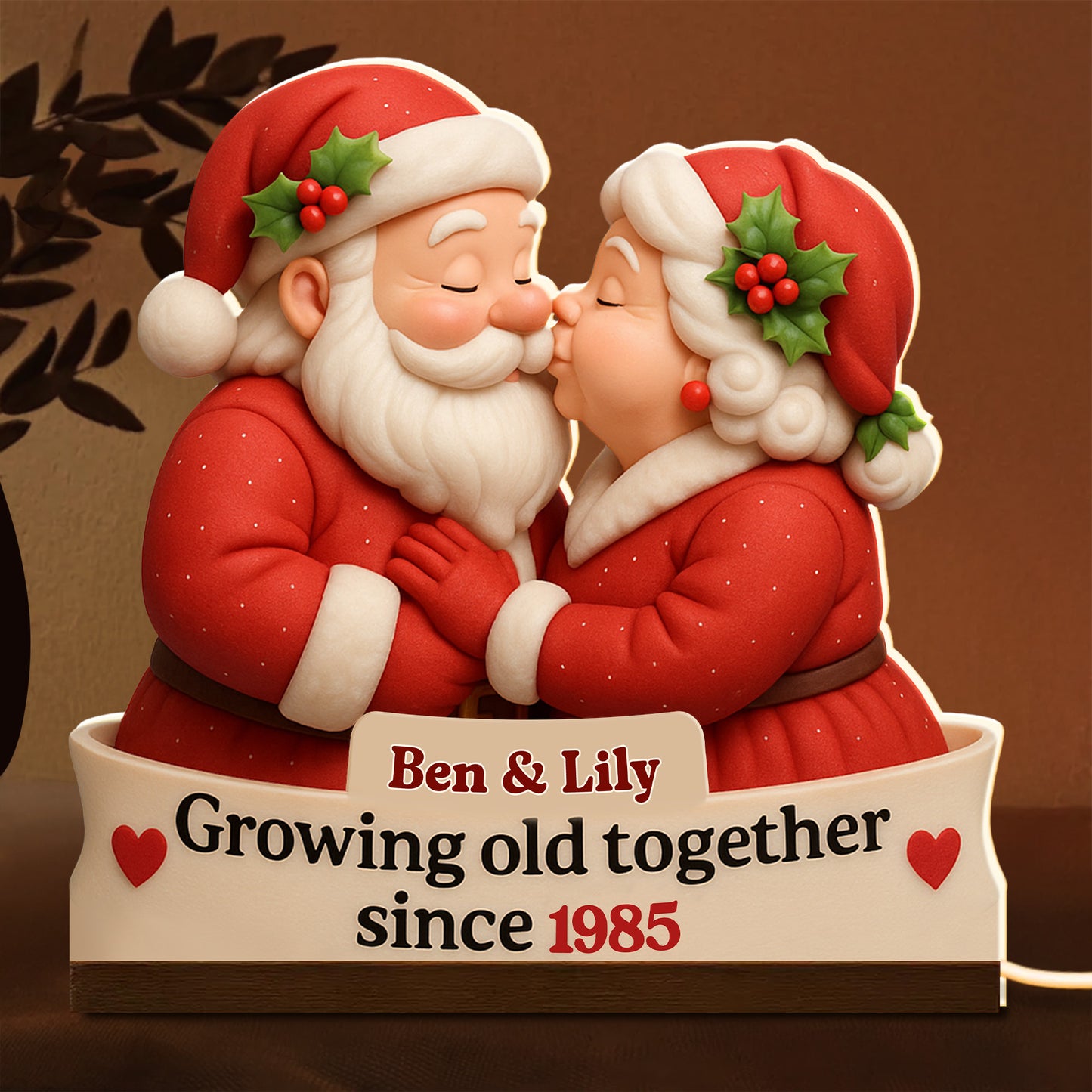 Growing Old Together Since Santa Claus Design