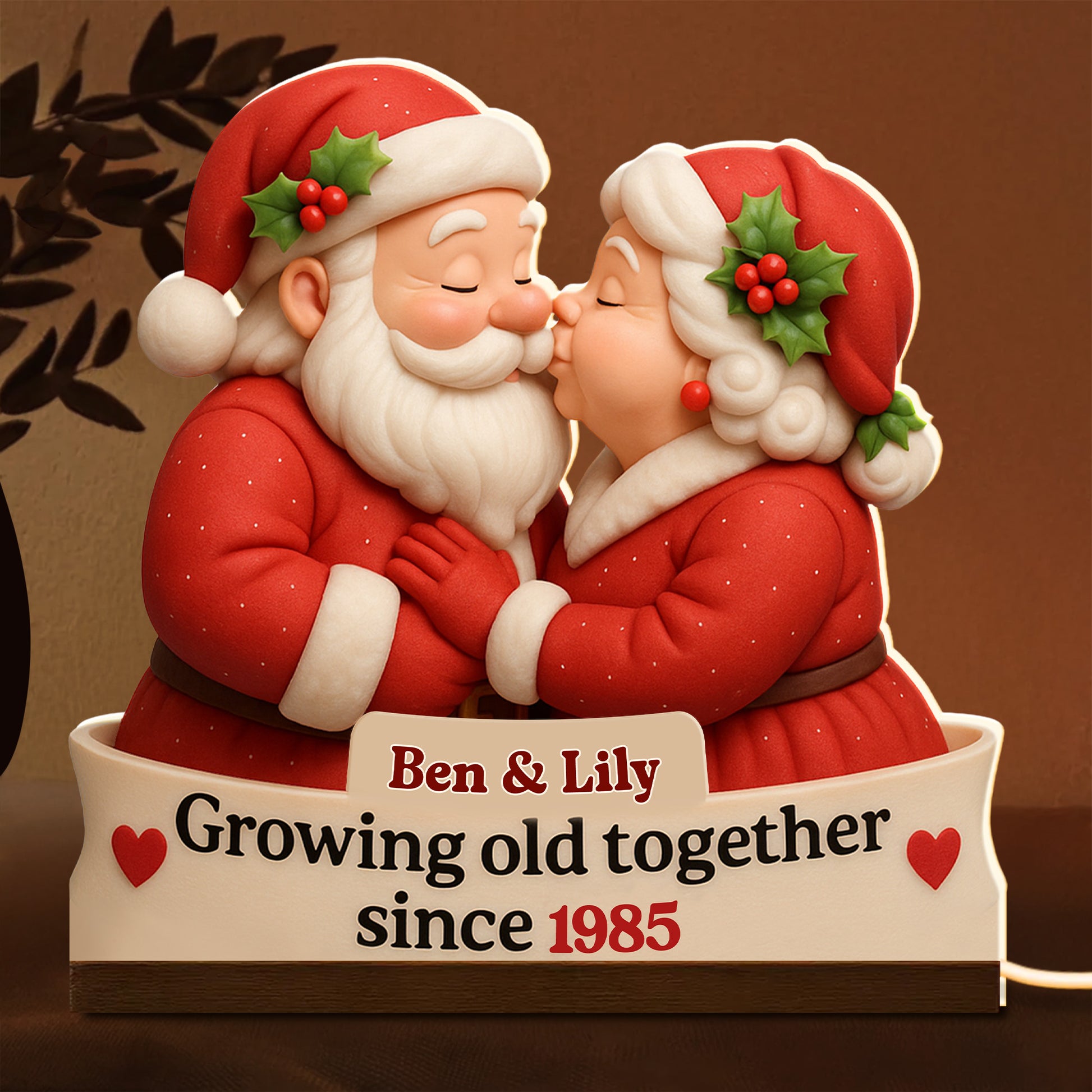Growing Old Together Since Santa Claus Design