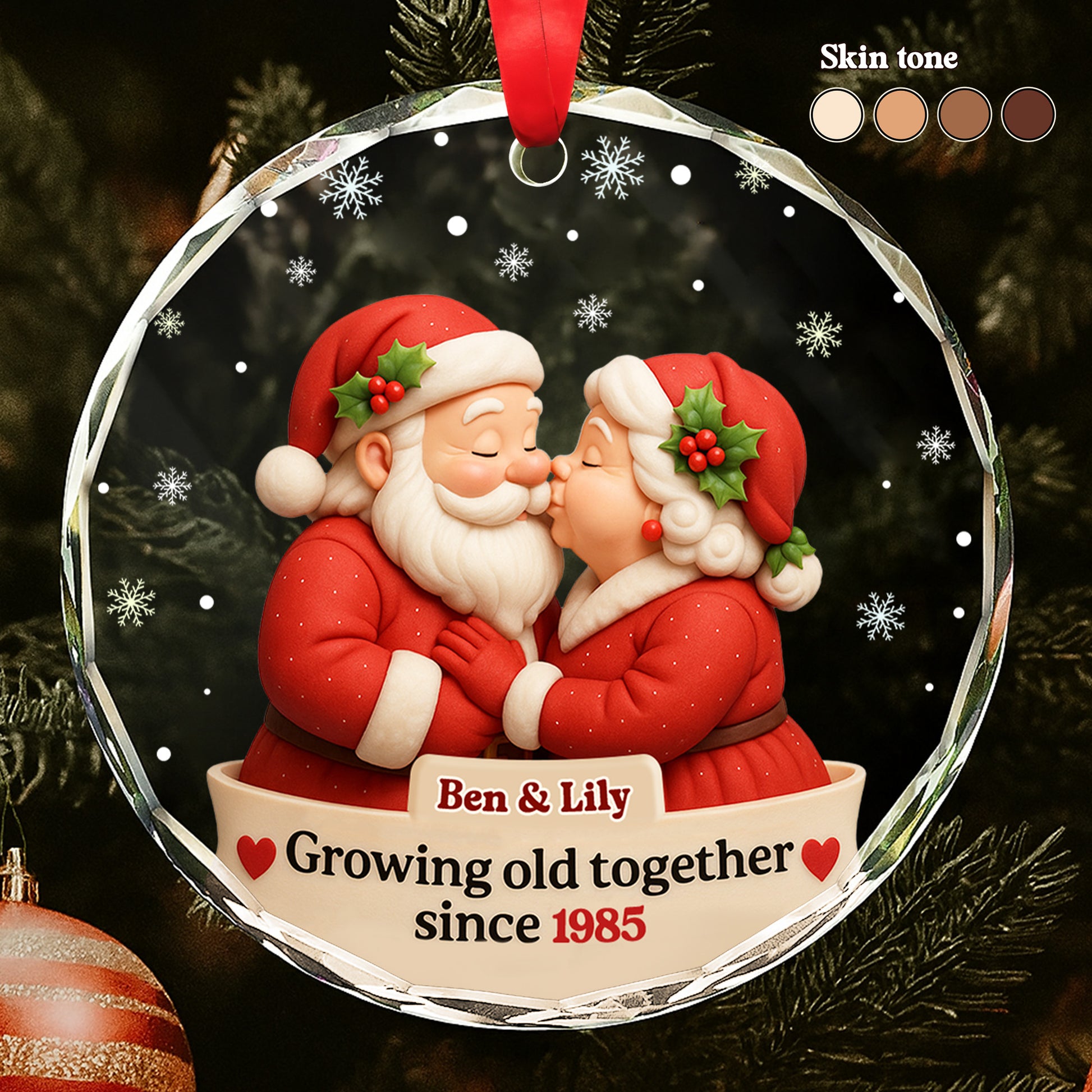 Growing Old Together With Santa And Mrs. Claus