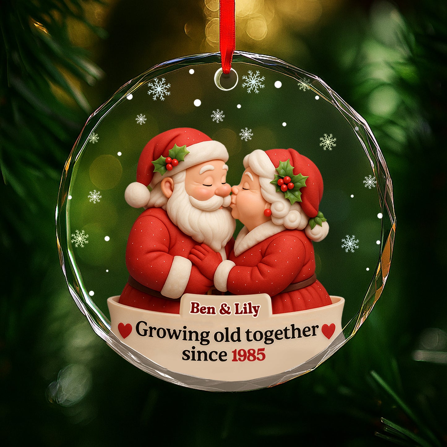 Growing Old Together With Santa And Mrs. Claus