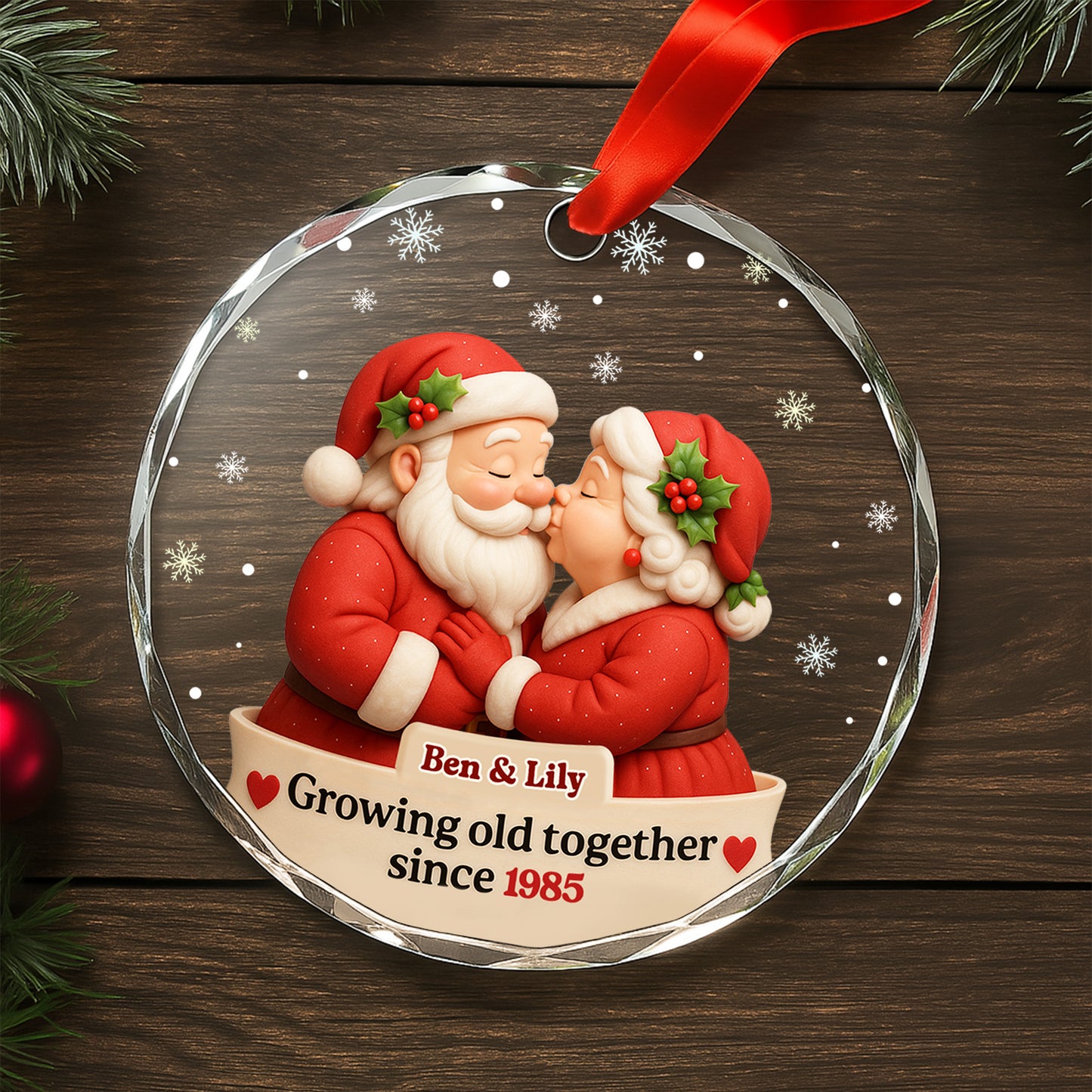 Growing Old Together With Santa And Mrs. Claus