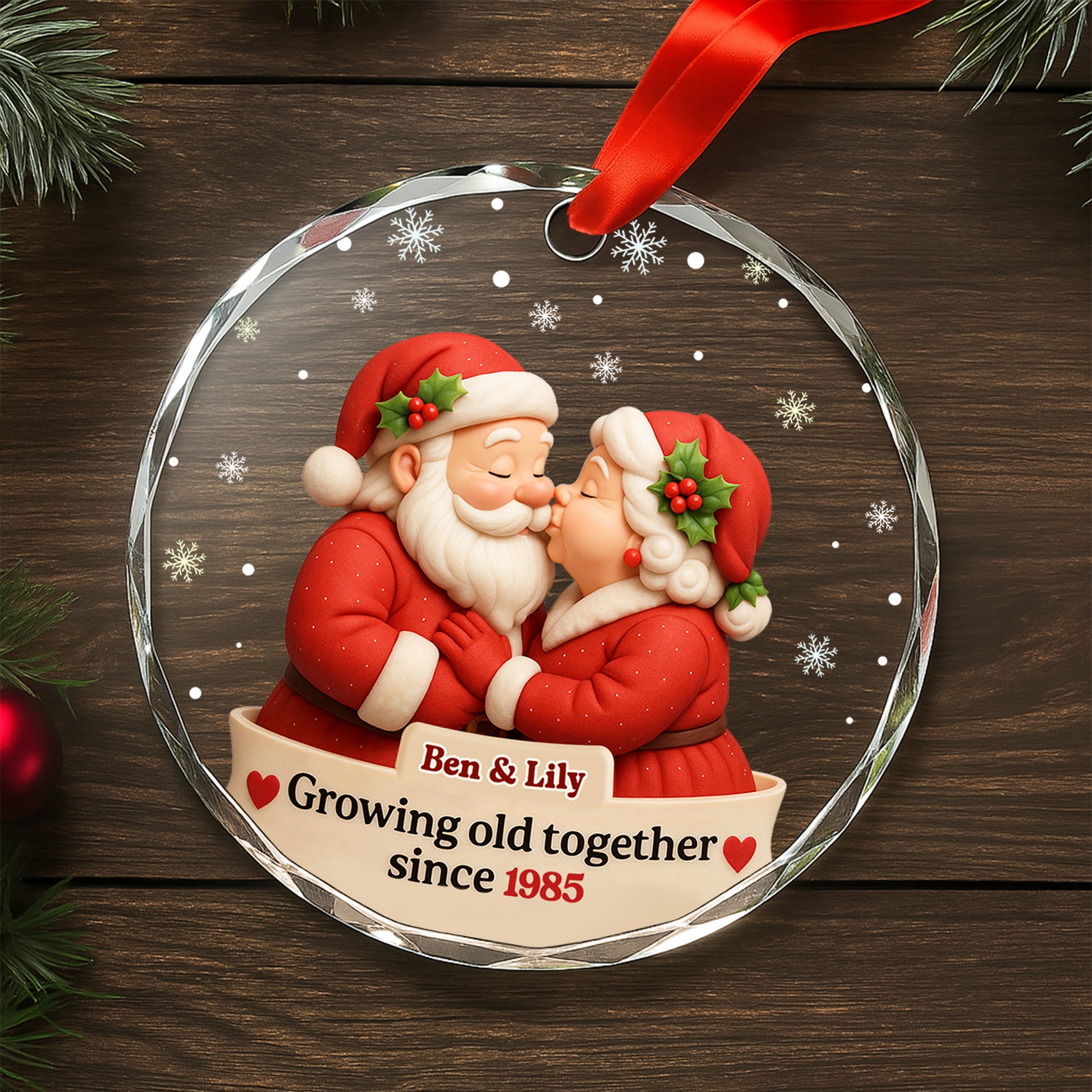 Growing Old Together With Santa And Mrs. Claus