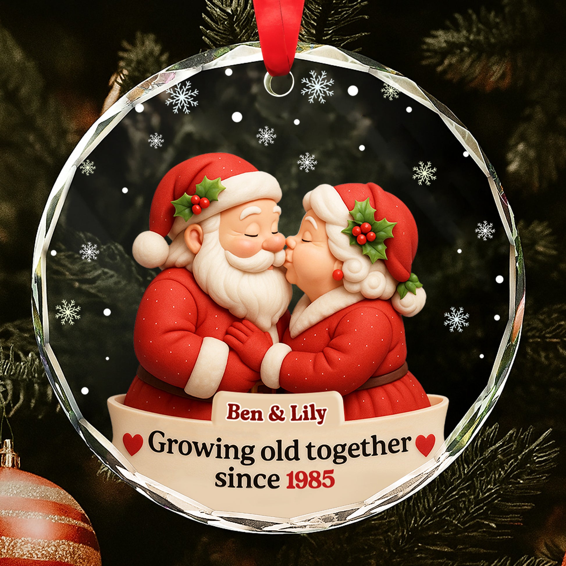 Growing Old Together With Santa And Mrs. Claus