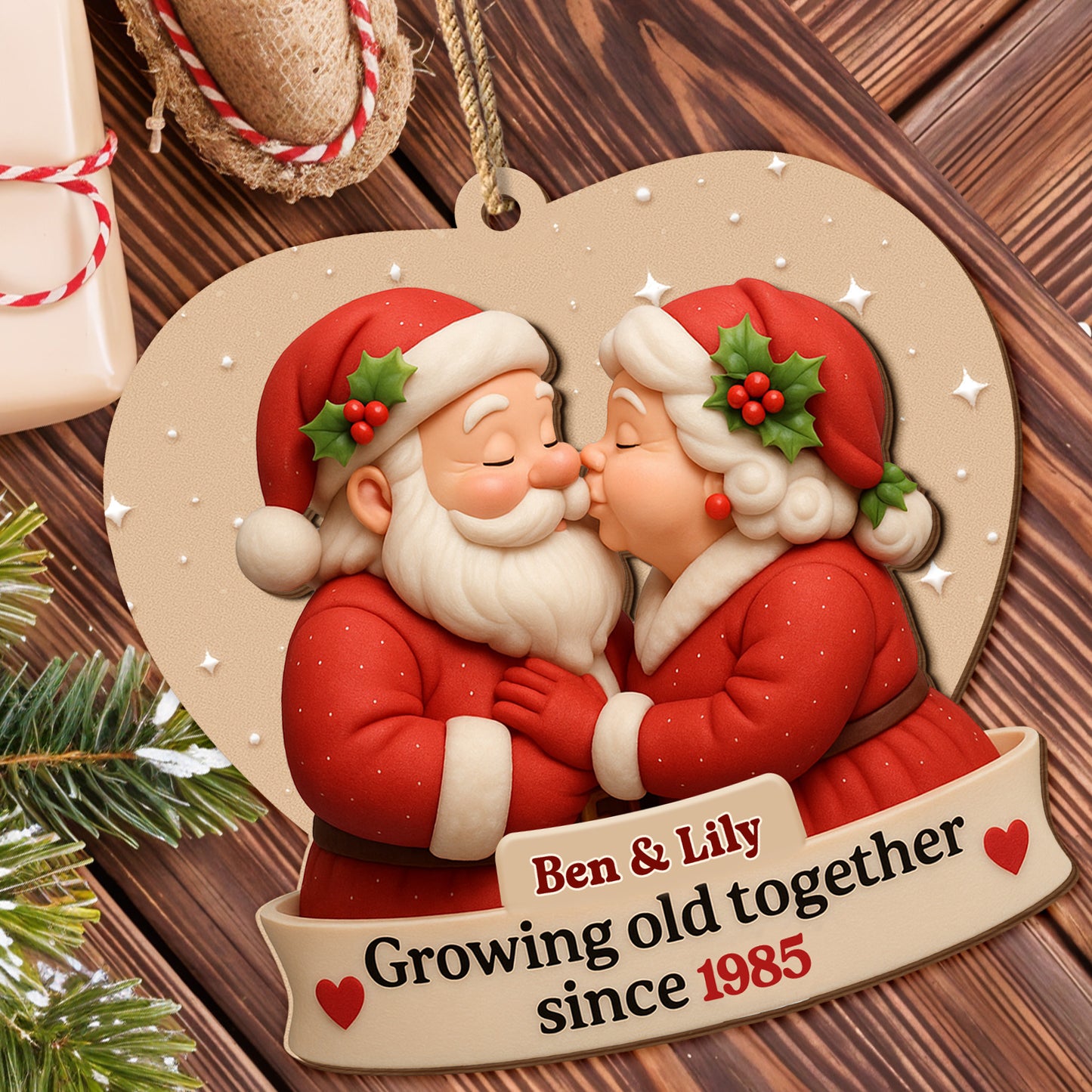Growing Old Together With Santa And Mrs Claus
