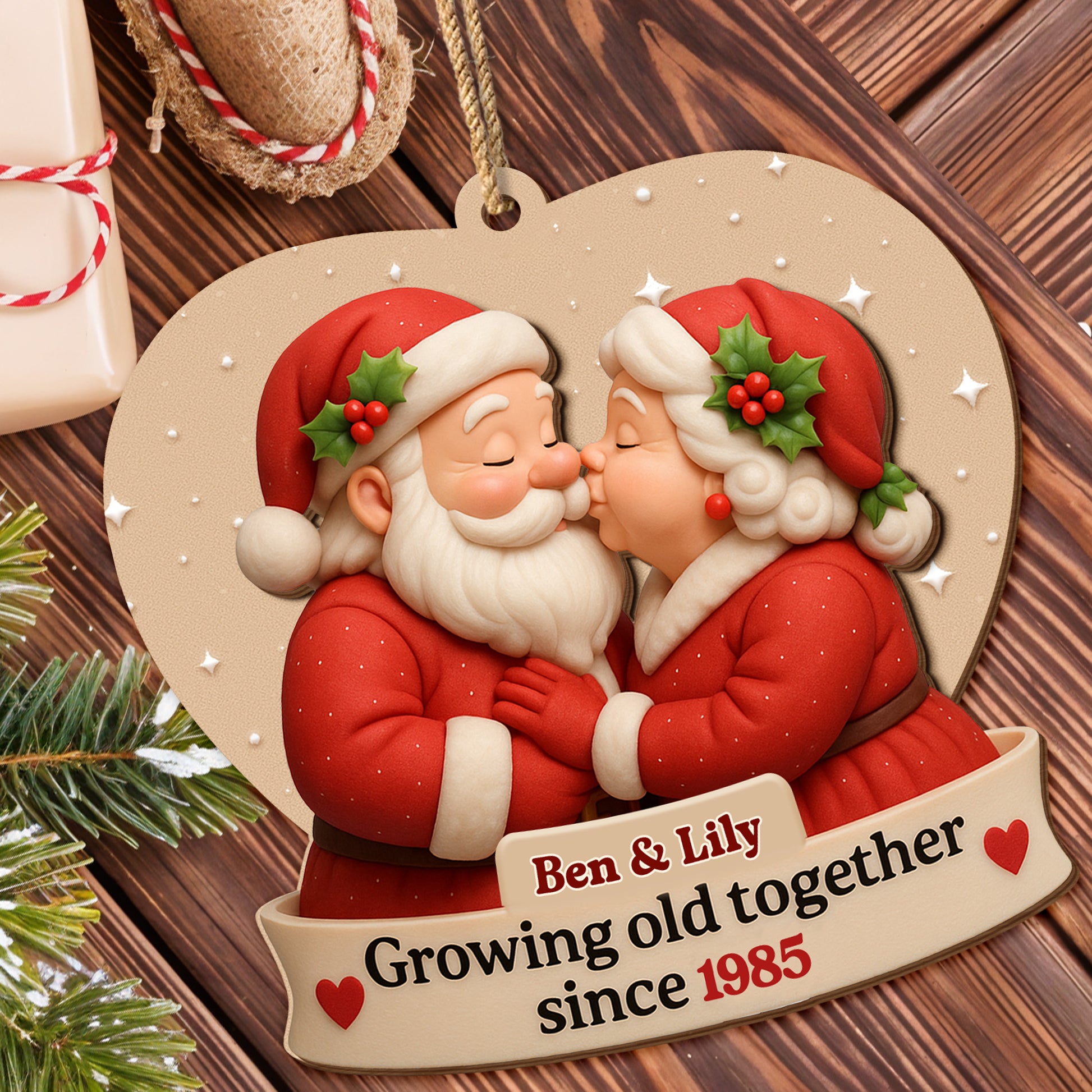 Growing Old Together With Santa And Mrs Claus