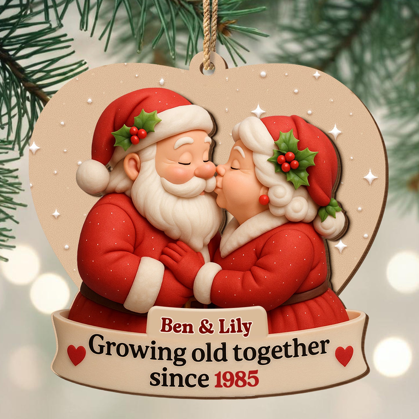 Growing Old Together With Santa And Mrs Claus