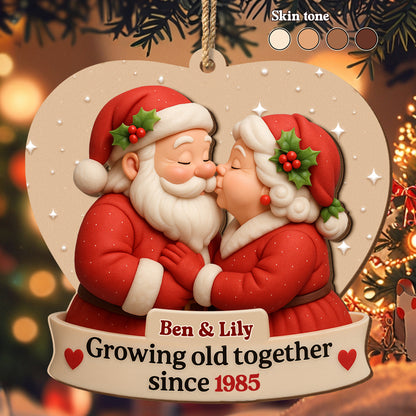 Growing Old Together With Santa And Mrs Claus