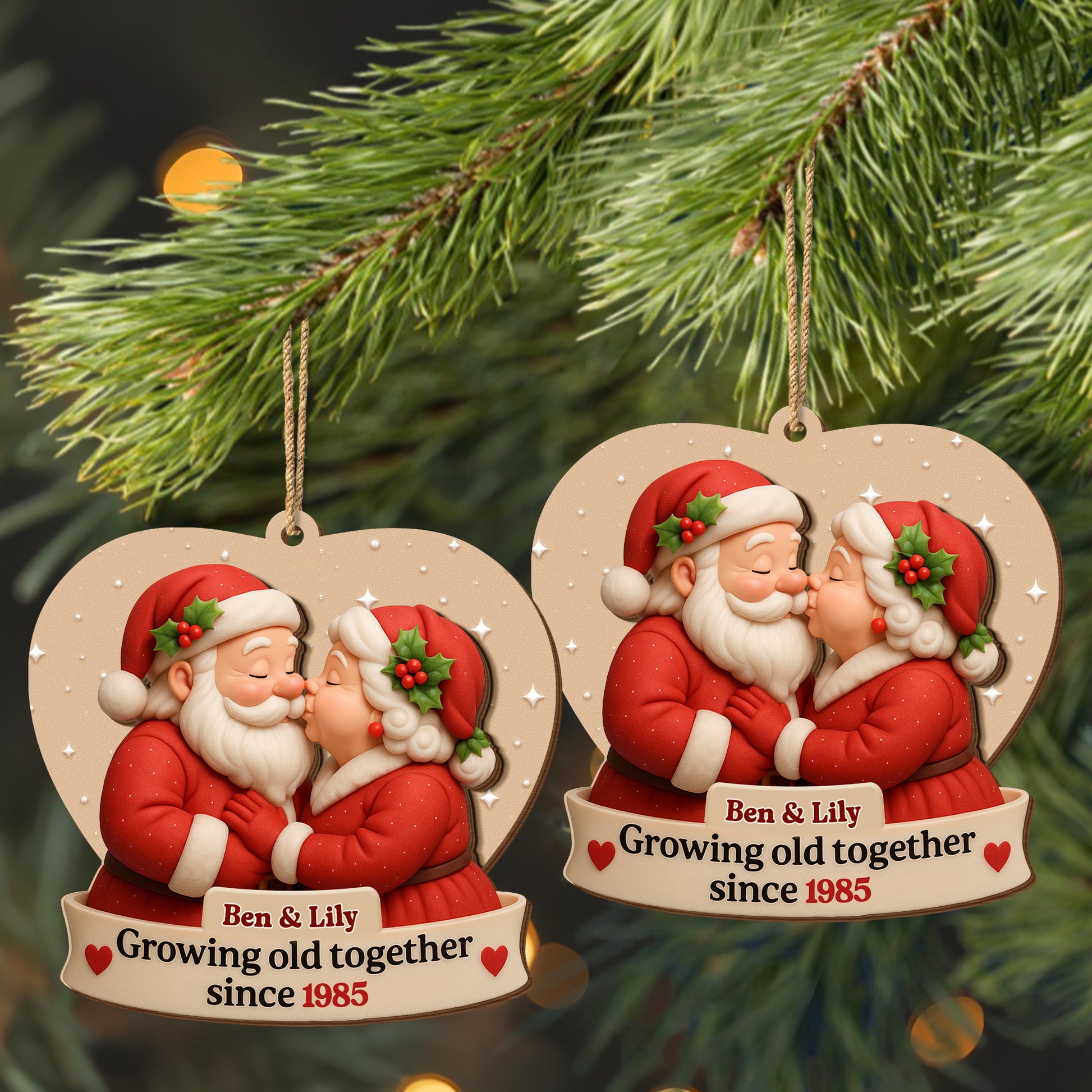 Growing Old Together With Santa And Mrs Claus