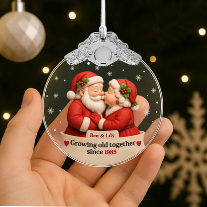 Growing Old Together Santa Claus And Mrs. Claus