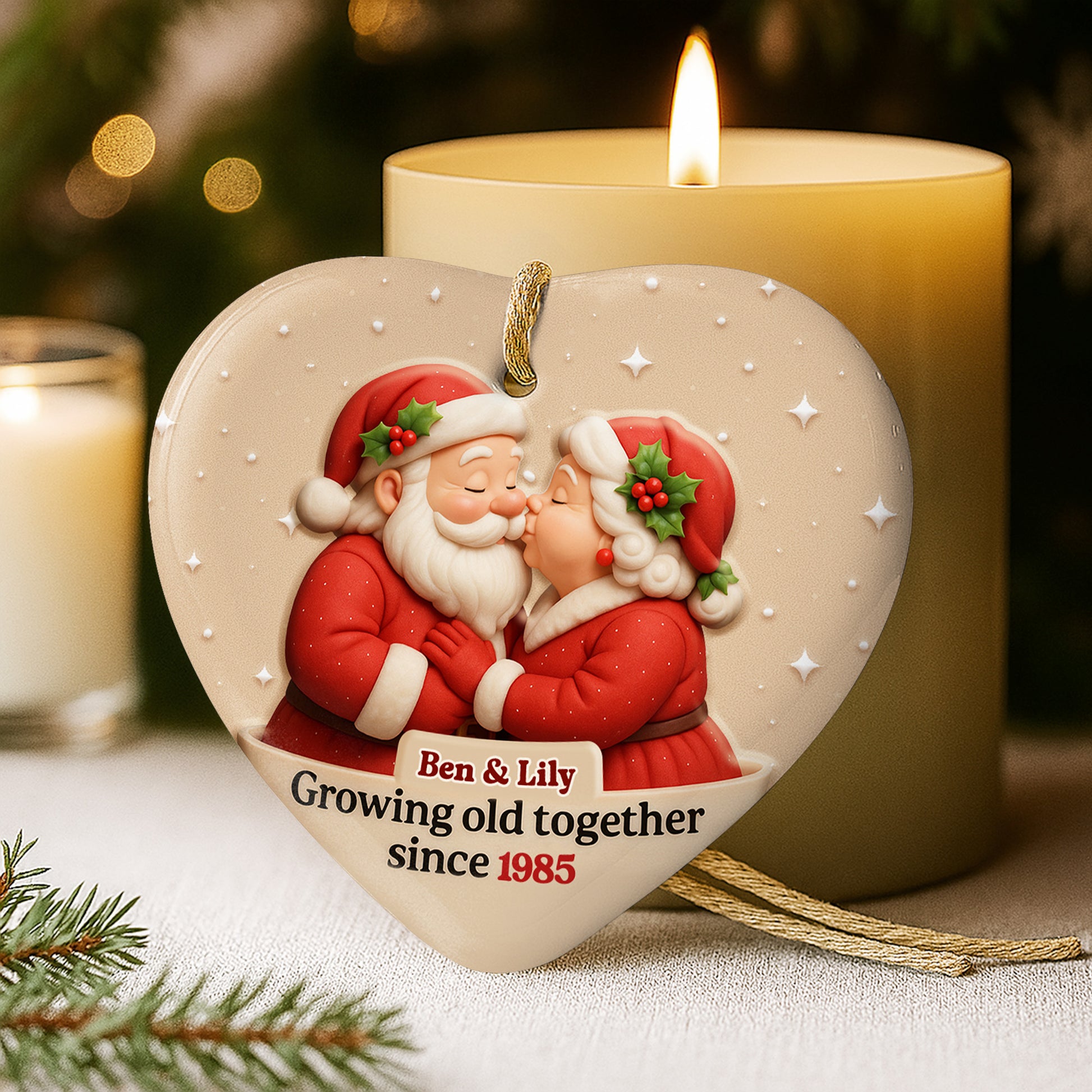 Growing Old Together With Santa And Mrs. Claus
