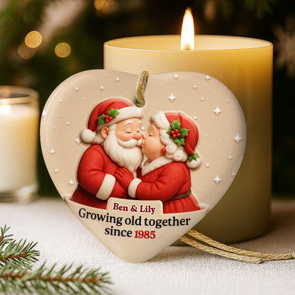 Growing Old Together With Santa And Mrs. Claus