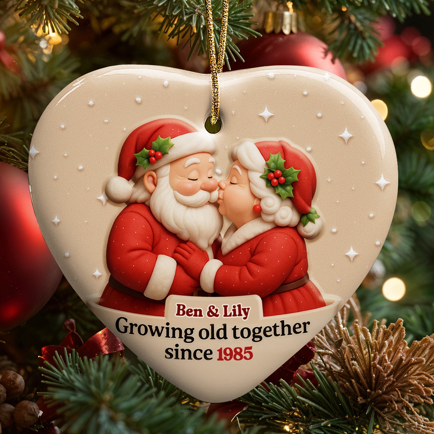 Growing Old Together With Santa And Mrs. Claus