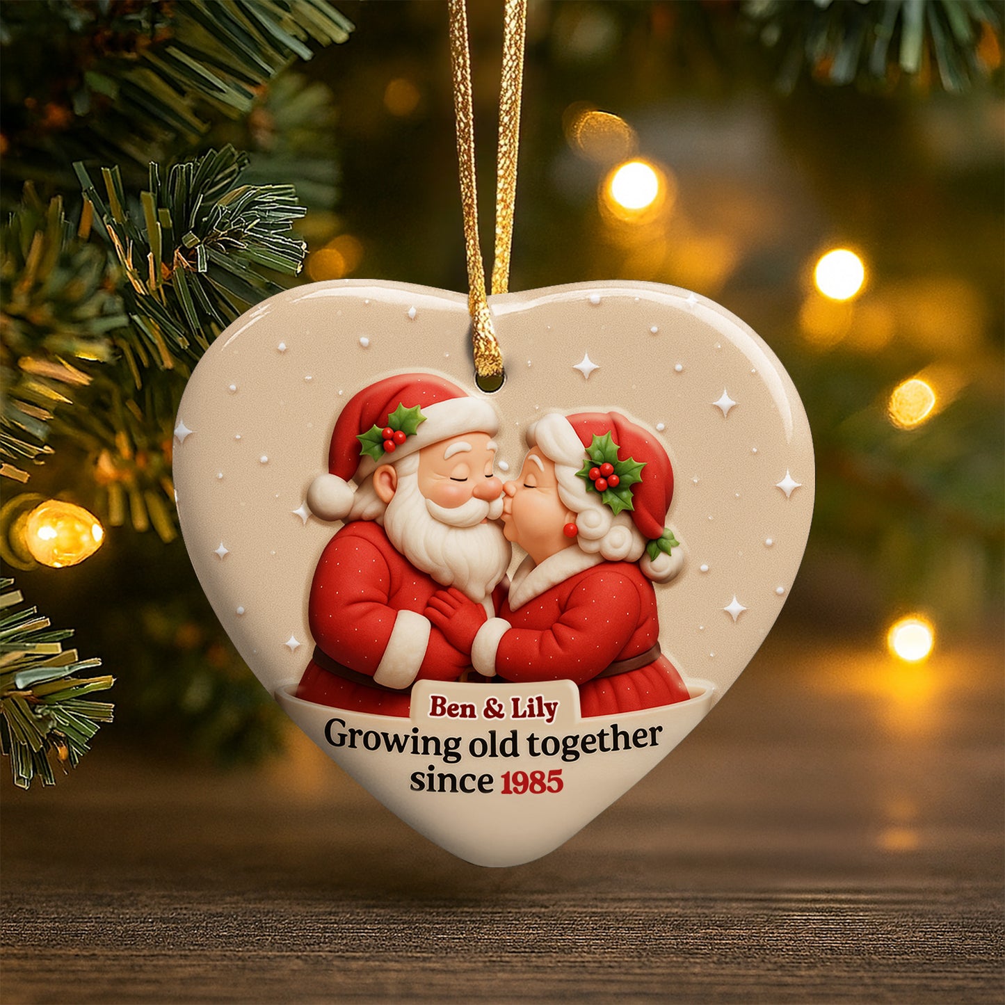 Growing Old Together With Santa And Mrs. Claus