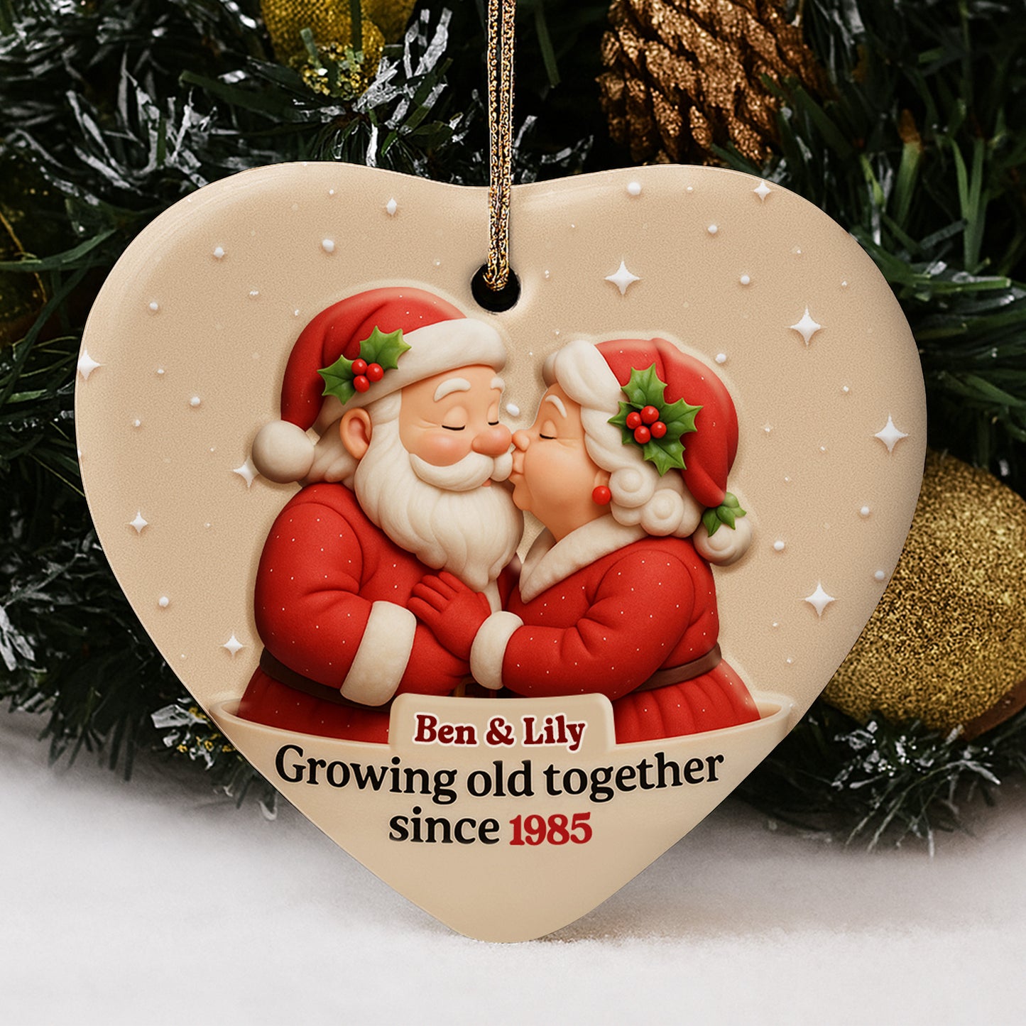 Growing Old Together With Santa And Mrs. Claus