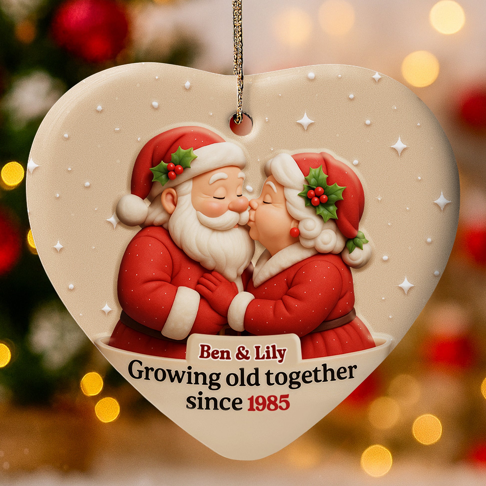 Growing Old Together With Santa And Mrs. Claus