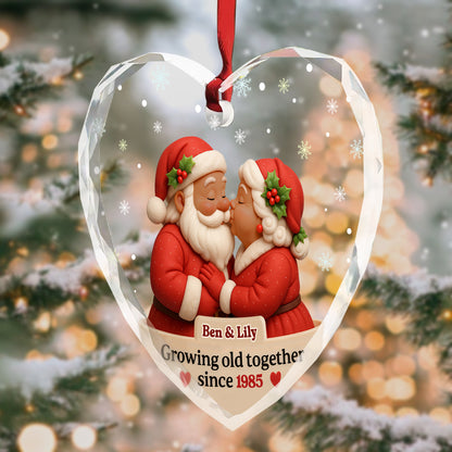 Growing Old Together With Santa Claus And Mrs. Claus