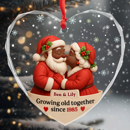 Growing Old Together With Santa Claus And Mrs. Claus