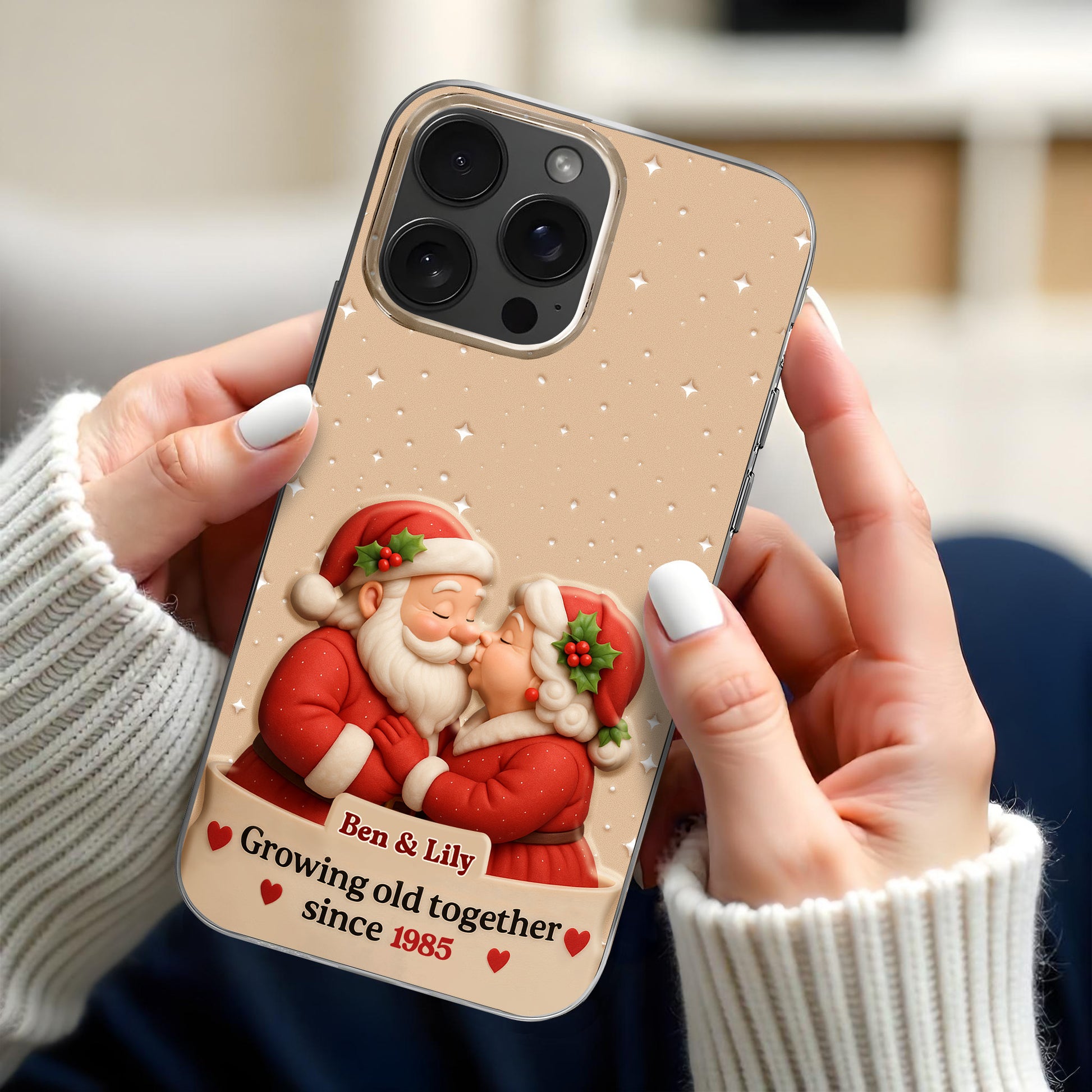 Growing Old Together Featuring Santa And Mrs. Claus