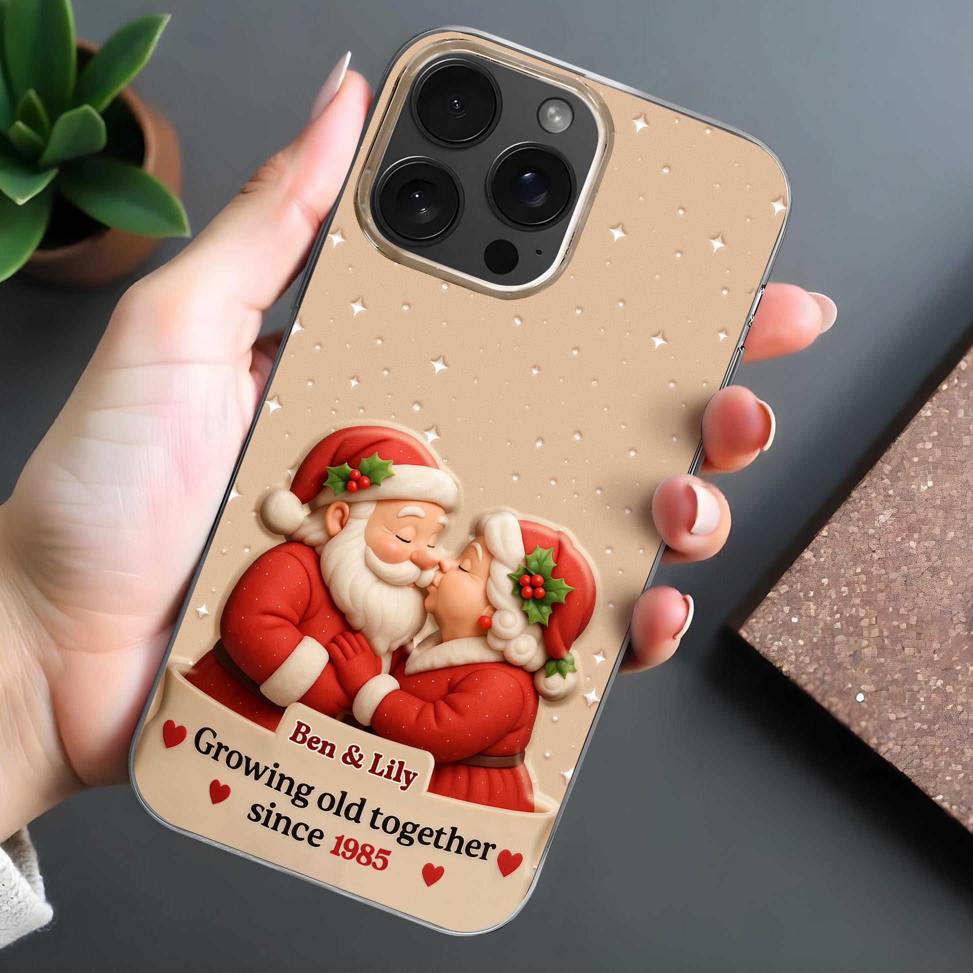 Growing Old Together Featuring Santa And Mrs. Claus