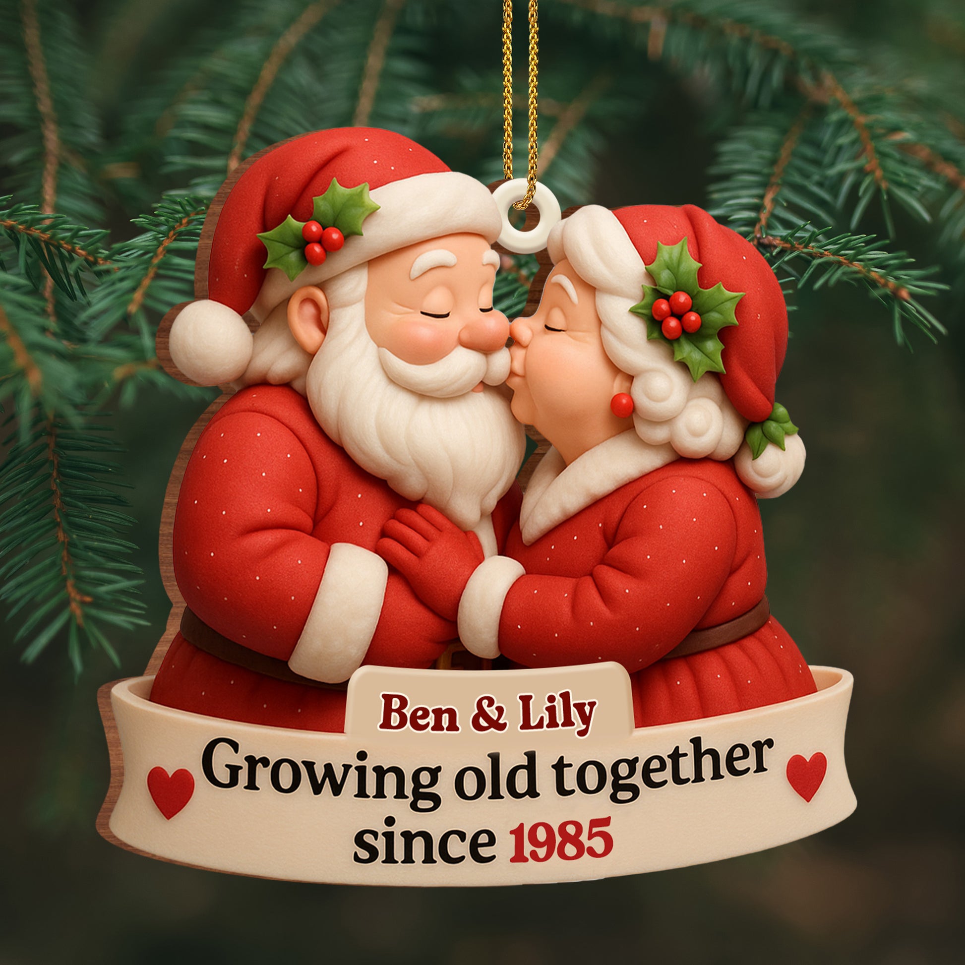 Growing Old Together With Santa and Mrs. Claus