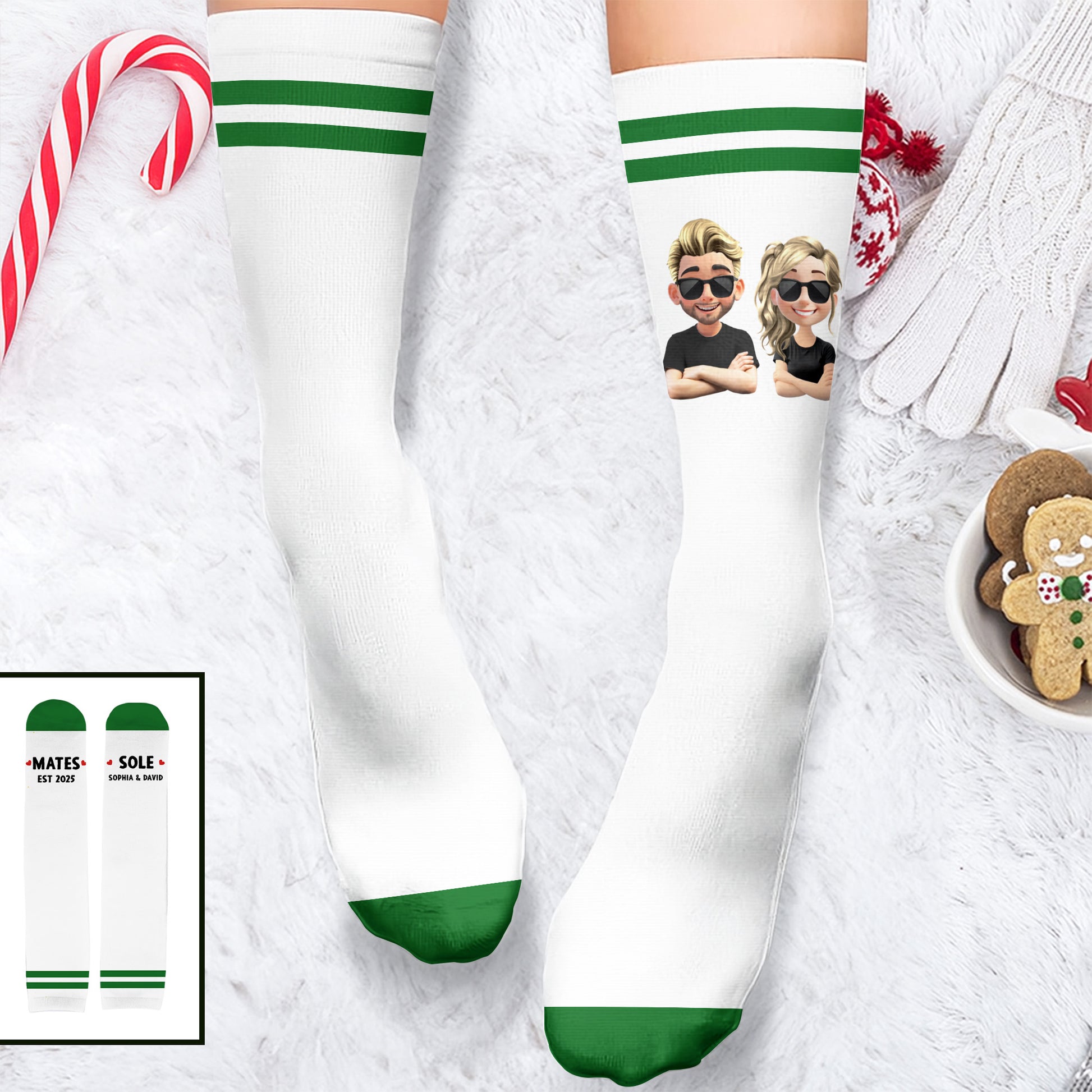 Customize Your Unique Design On These Socks