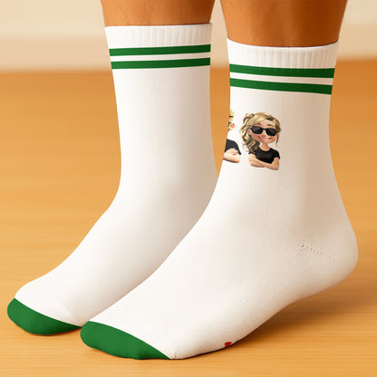 Customize Your Unique Design On These Socks