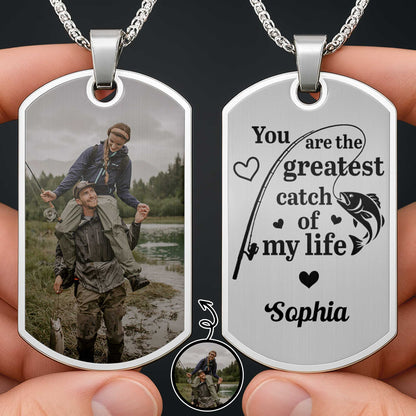 You Are The Greatest Catch Of My Life, Fish and Hearts Design