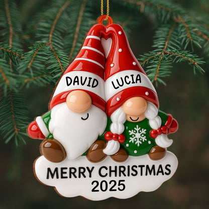 Merry Christmas Festive Snowman Ornament