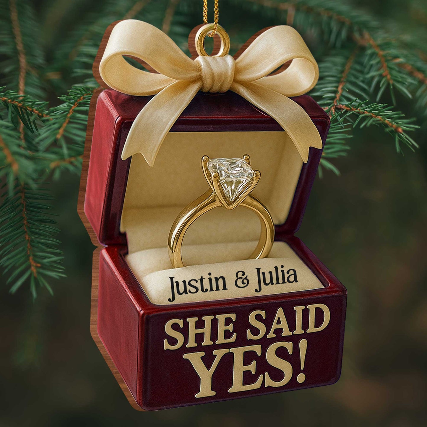 She Said Yes With Engagement Ring