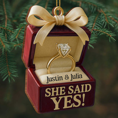 She Said Yes With Engagement Ring