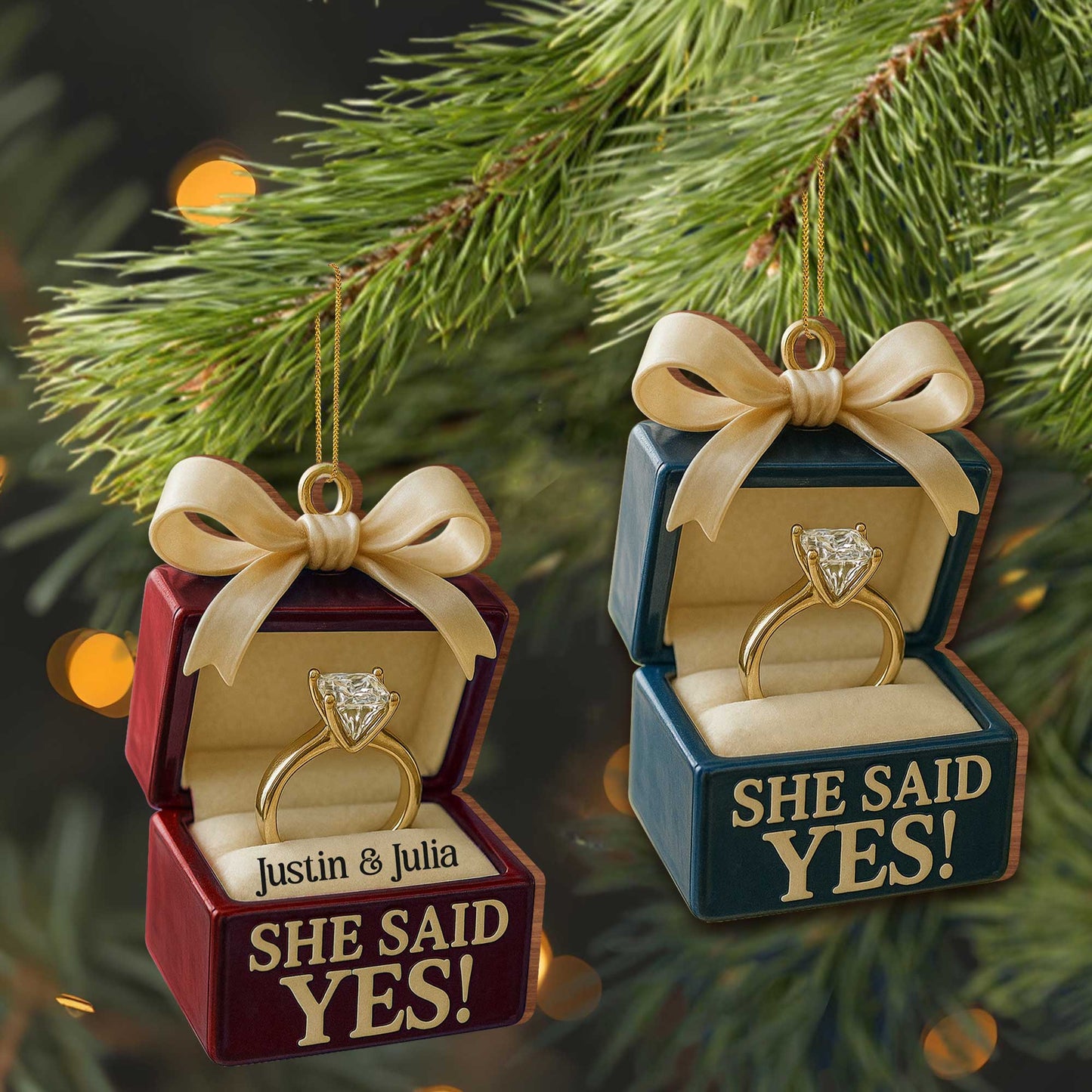 She Said Yes With Engagement Ring