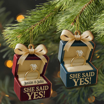 She Said Yes With Engagement Ring